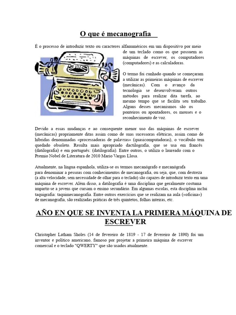 O Que É Mecanografia Completa | PDF | Imposto sobre Valor Agregado (IVA ...