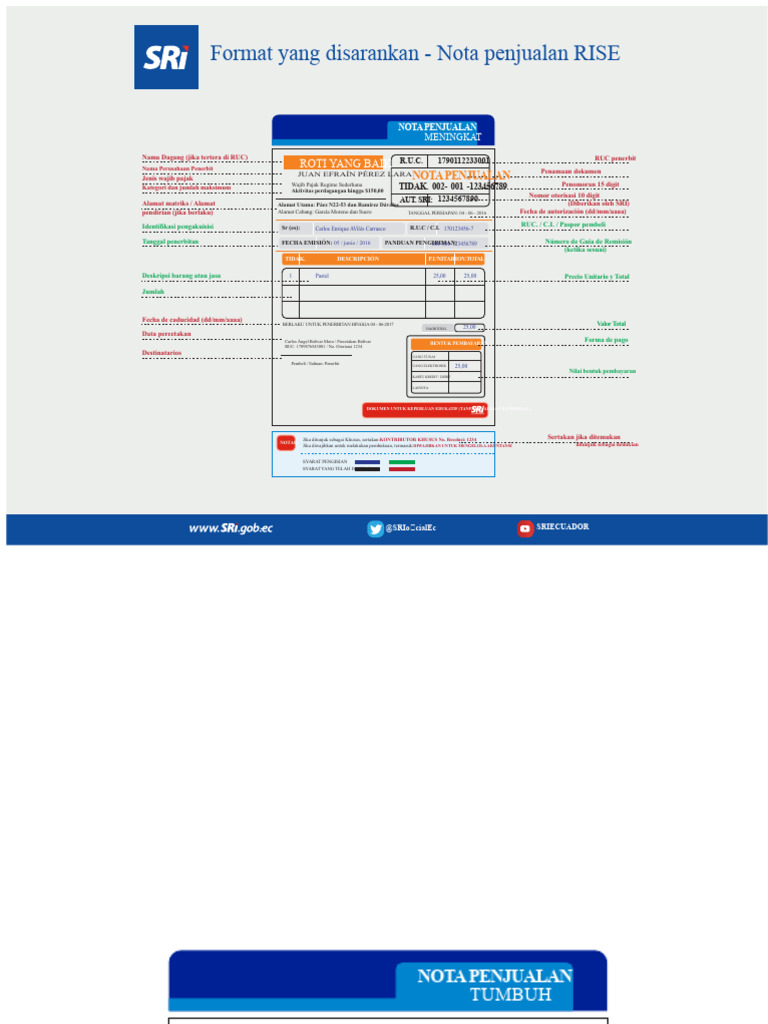 Format Nota Penjualan RISE yang Efektif | PDF