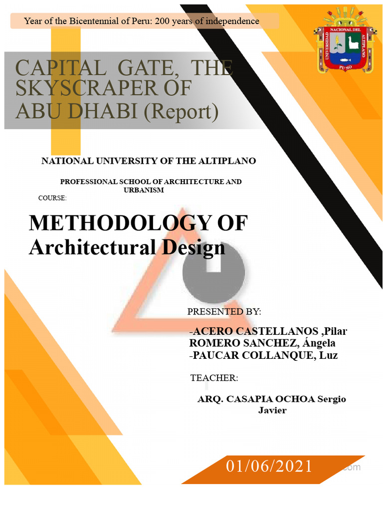 CAPITAL GATE - METHODOLOGY | PDF | Concrete | Column