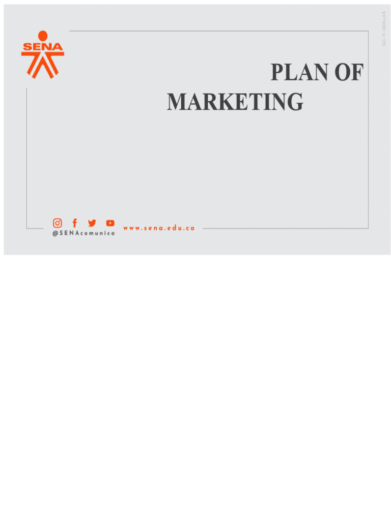 Presentation of The Marketing Plan | PDF | Marketing | Business Economics