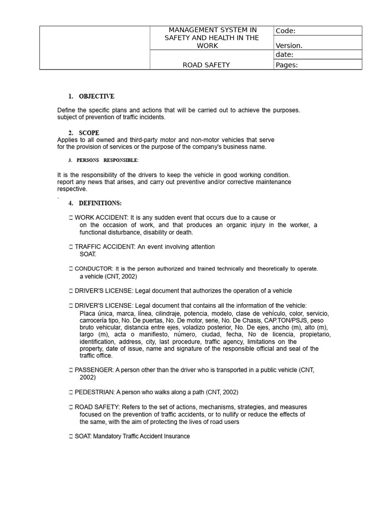 Road Safety Management System Guide | PDF | Traffic | Intersection (Road)