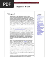 Regressão de Cox - COMO FAZER