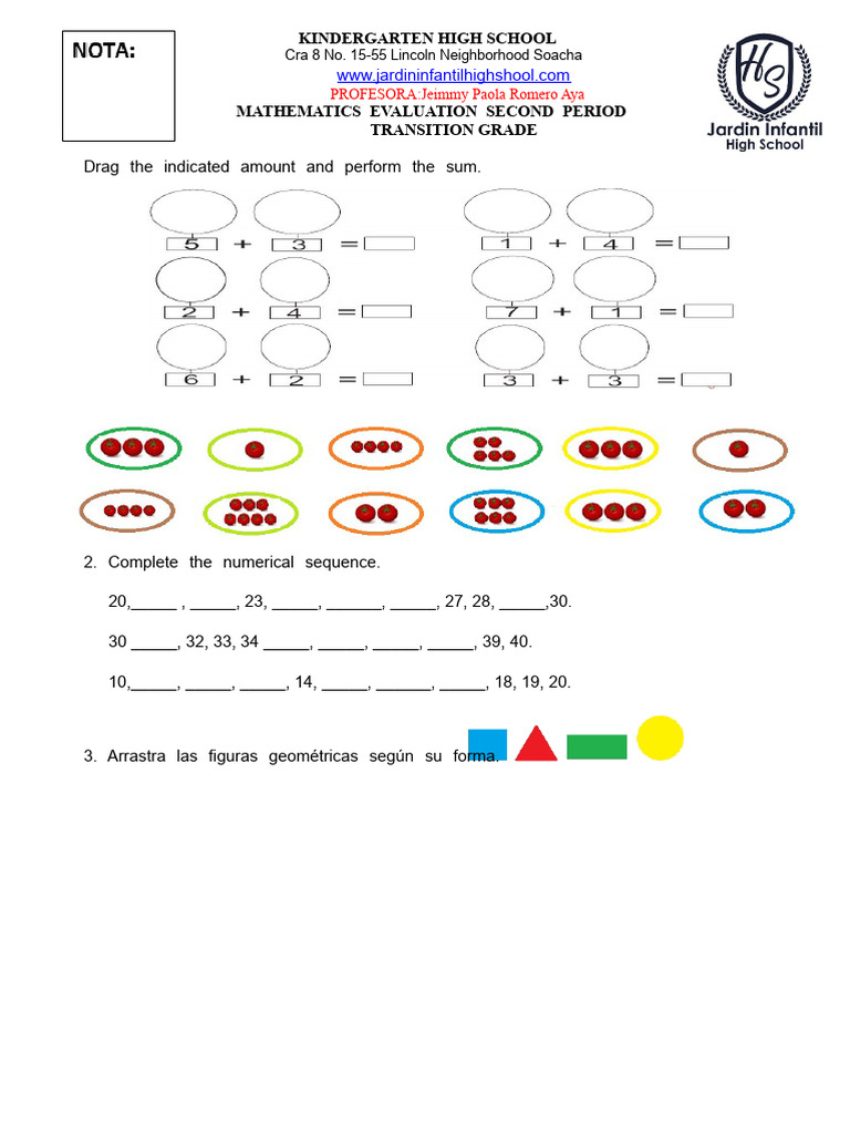 Mathematics Assessment Transition | PDF