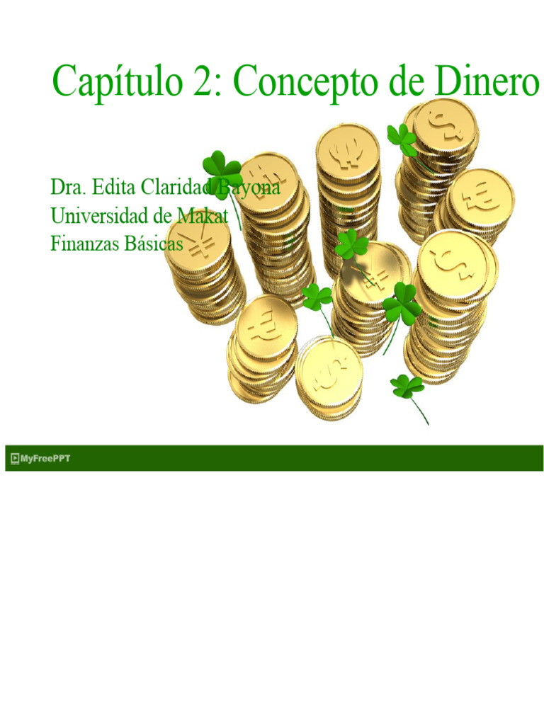 Capítulo 2, Concepto de Dinero | PDF | Dinero | Bancos