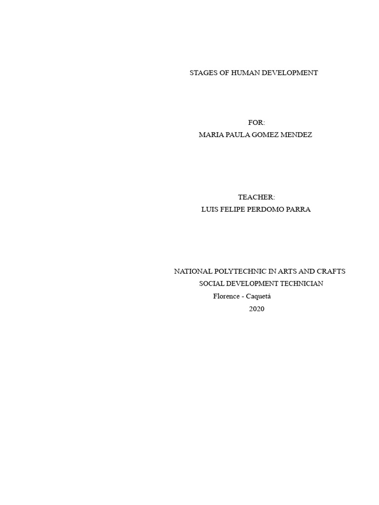 Stages of Human Development Explained | PDF | Adolescence | Adults