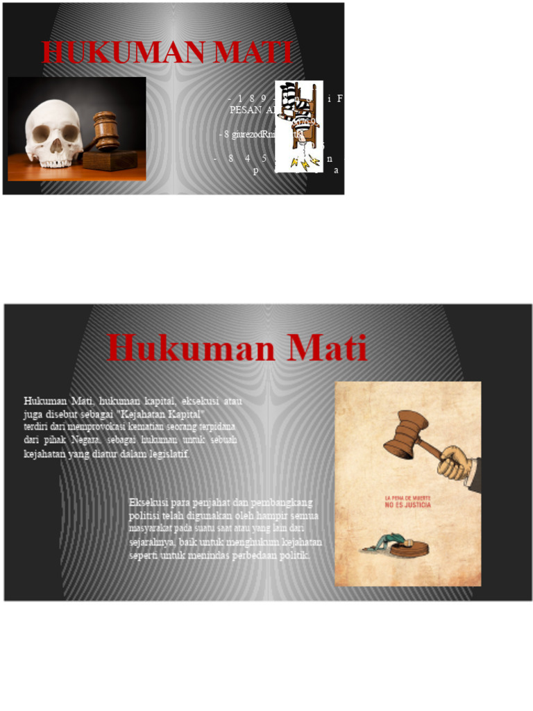 Sejarah dan Kontroversi Hukuman Mati | PDF