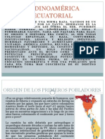 Origen y primeros pobladores de la región andina ecuatorial