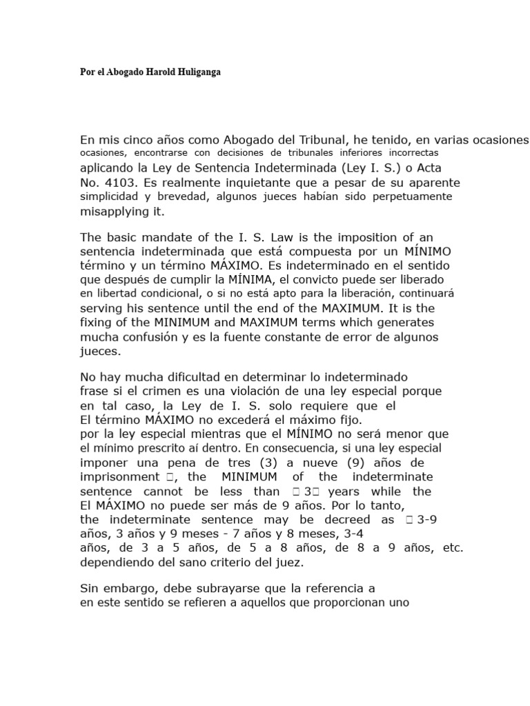 Determinación de ISLAW | PDF | Castigos | Prisión