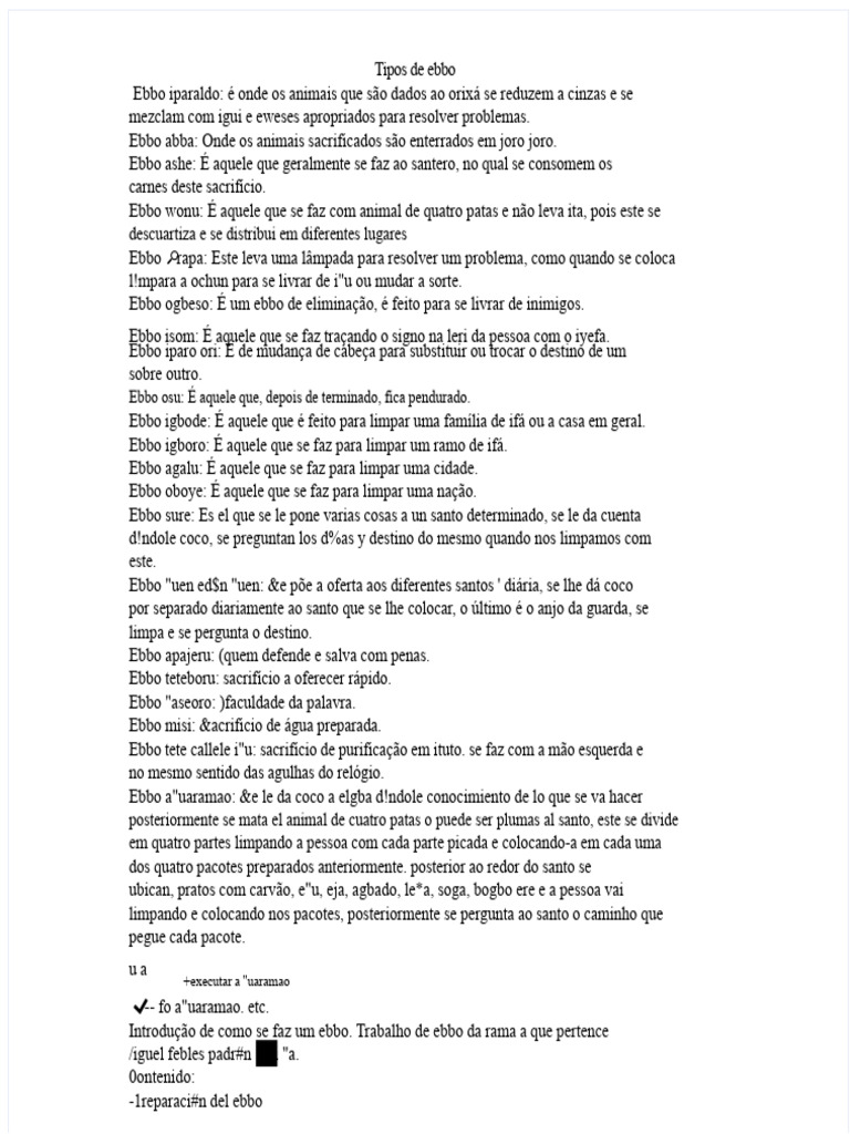 Tipos de Ebbo | PDF | Sacrifício