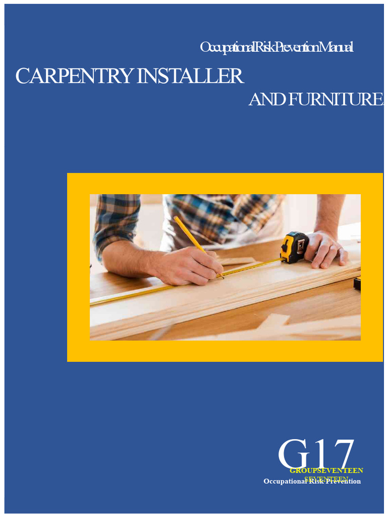 Carpentry Installer Safety Manual | PDF | Wood | Crane (Machine)