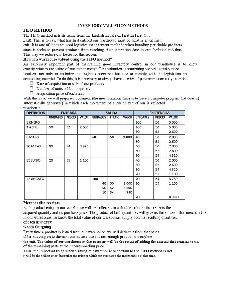 Fifo, Lifo, Average Methods | PDF | Inventory | Management Accounting