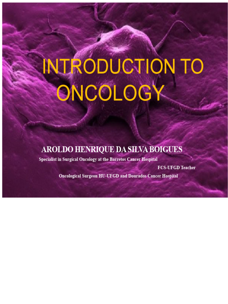 Introduction to Oncology Concepts | PDF | Carcinogenesis | Neoplasms