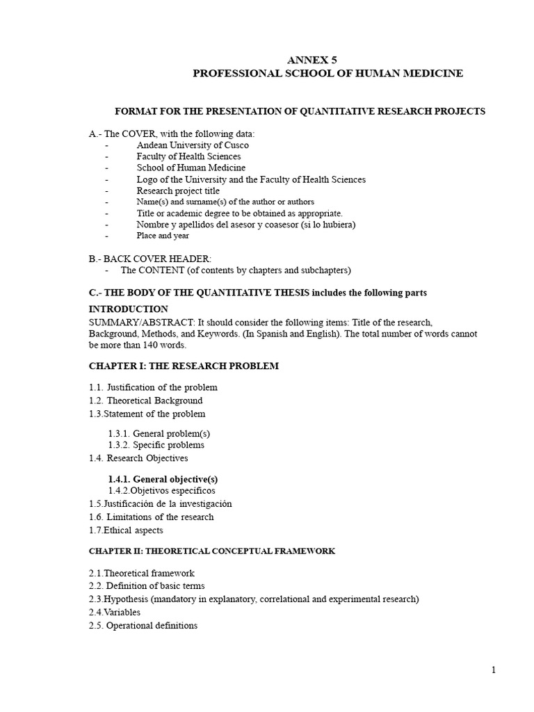 2 Project Format Research Medicine | PDF | Methodology | Procedural ...