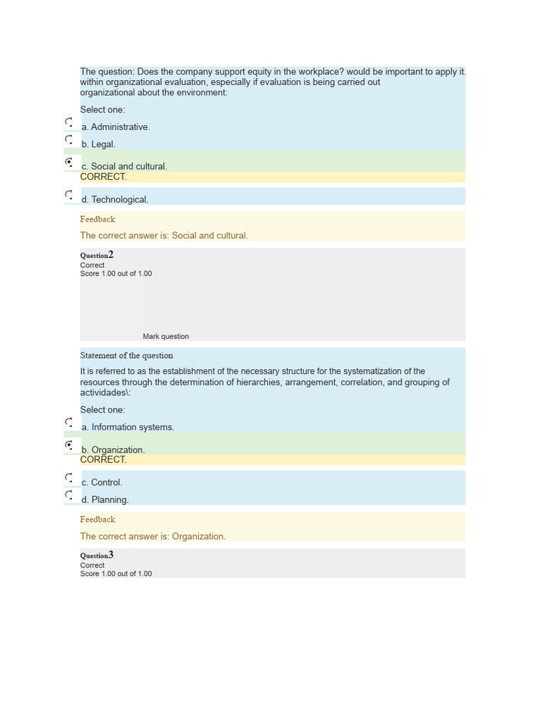 Workplace Equity and Organizational Structure Insights | PDF ...