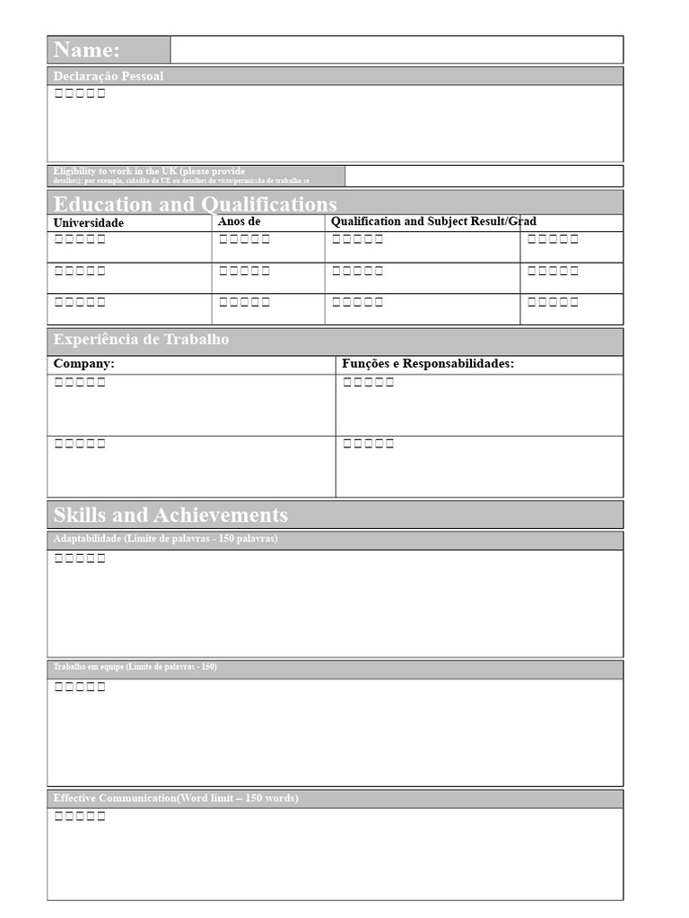 Modelo de CV Da IBM | PDF