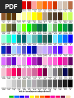 Códigos de Color en Corel Draw | PDF | Azul | Procesamiento de imágenes