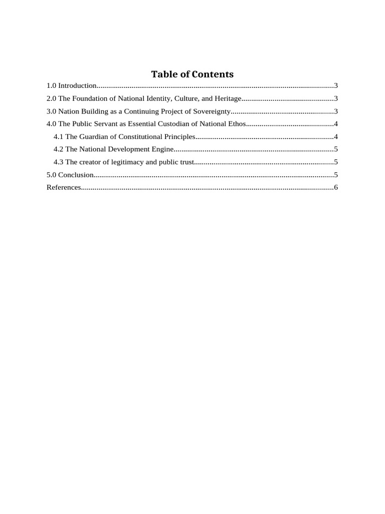 Module 3 Socio Economic Development Table of Content | PDF