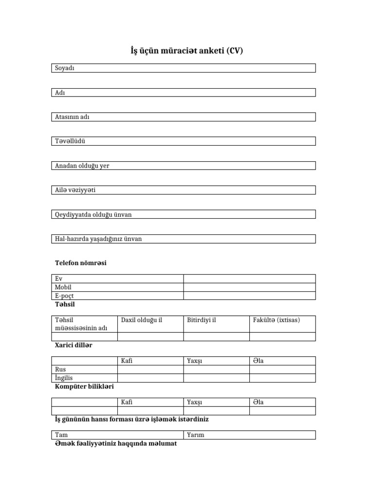 CV Forma | PDF