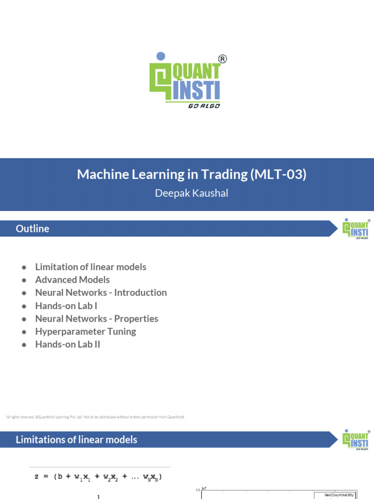 MLT-03 | PDF | Learning | Artificial Intelligence
