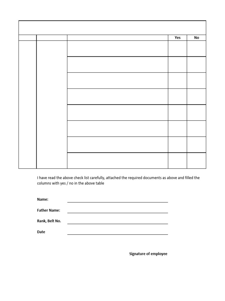 TA/DA Claim Document Checklist | PDF