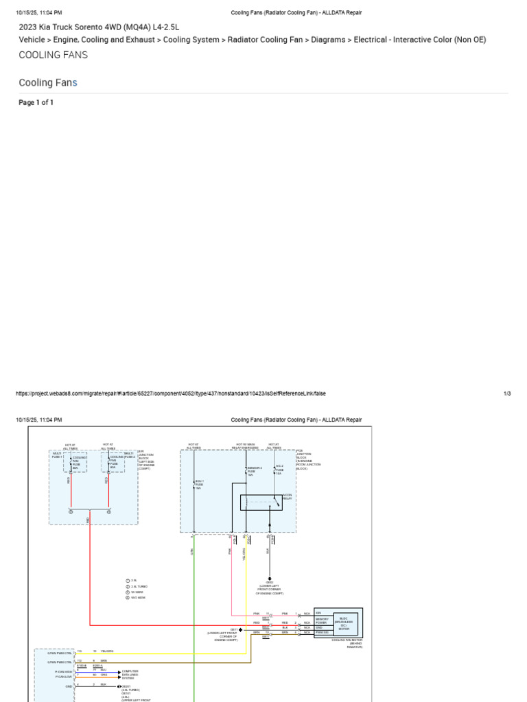 Cooling Fans (Radiator Cooling Fan) - ALLDATA Repair | PDF | Machines ...
