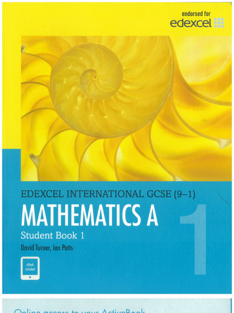 Edexcel International GCSE (9-1) Mathematics A Student Book 1 | PDF