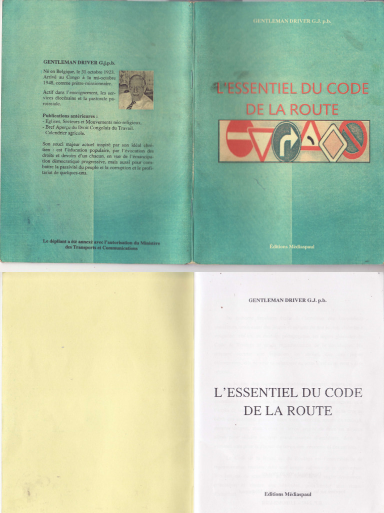Guide Pédagogique du Code de la Route | PDF | Feu de circulation ...