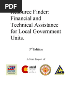 Resource Finder Financial and Technical Assistance For Local ...