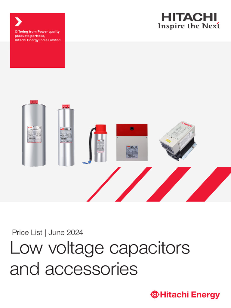 June 2024 Low Voltage Capacitor Prices | PDF | Relay | Capacitor