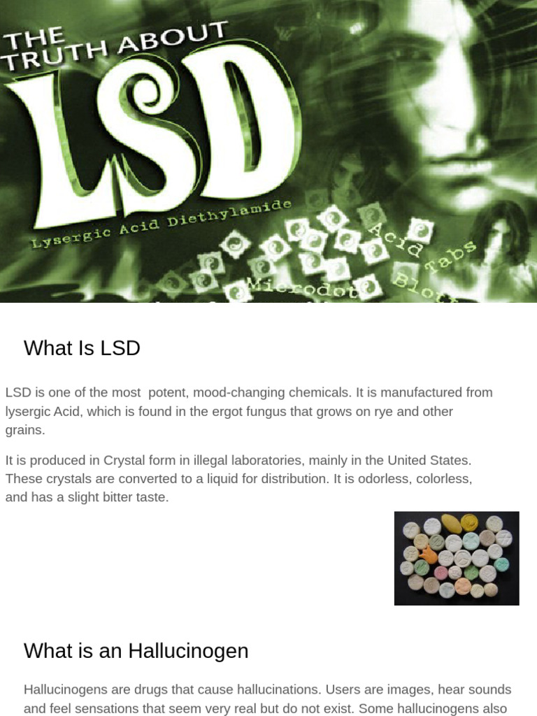 Understanding LSD: Effects and Risks | PDF