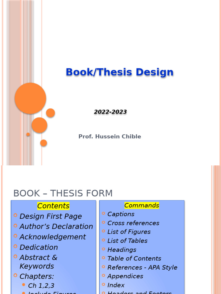LECTURE 6 Design Book-Report by Word | PDF | Citation | Apa Style
