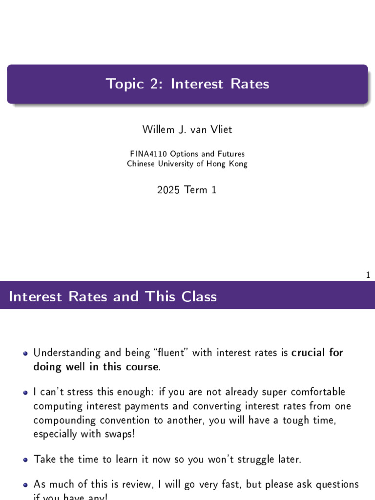 Understanding Interest Rates Basics | PDF | Libor | Interest