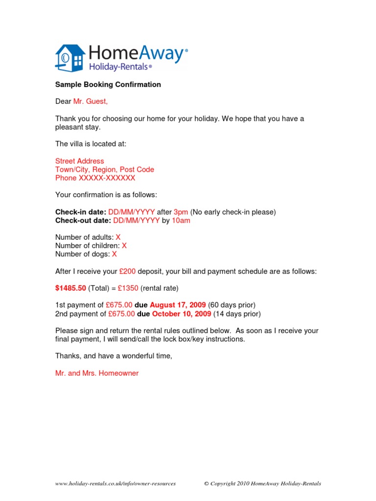 HolidayLettingRentalContract&Invoice v2 PDF Fee Renting
