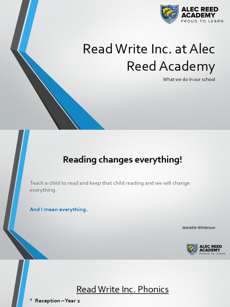 Read Write Inc. Phonics Program Overview | PDF | Phonics | Hobbies