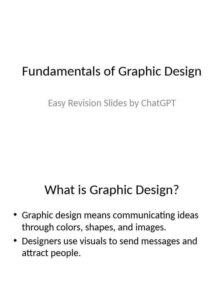 Graphic Design Revision | PDF