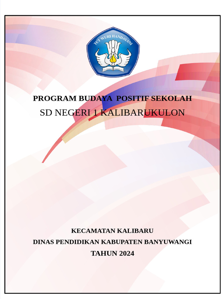 Program Budaya Positif SDN Kalibarukulon | PDF