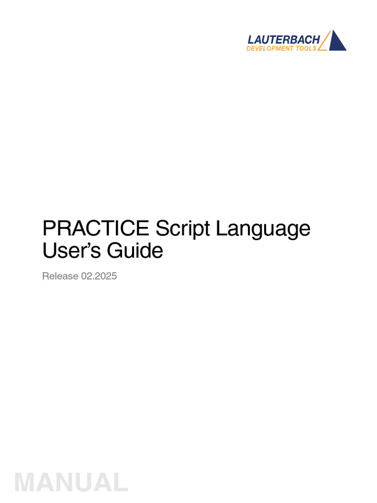 PRACTICE Script Language User Guide | PDF | Macro (Computer Science ...