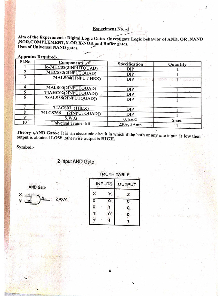 Experiment 1 | PDF