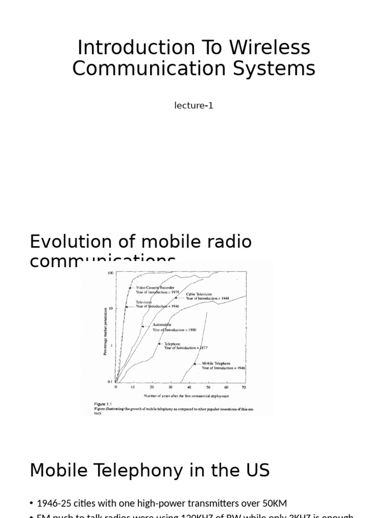 Evolution of Mobile Radio Systems | PDF | Cellular Network | Duplex ...
