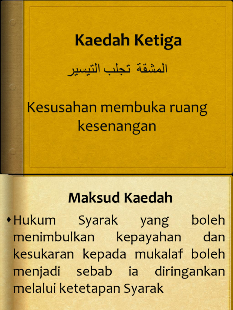 Rukhsah dalam Hukum Syarak dan Kesulitan | PDF
