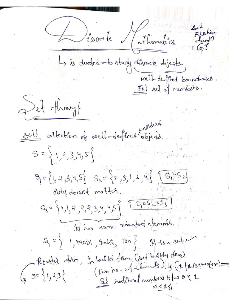 Discrete Maths | PDF