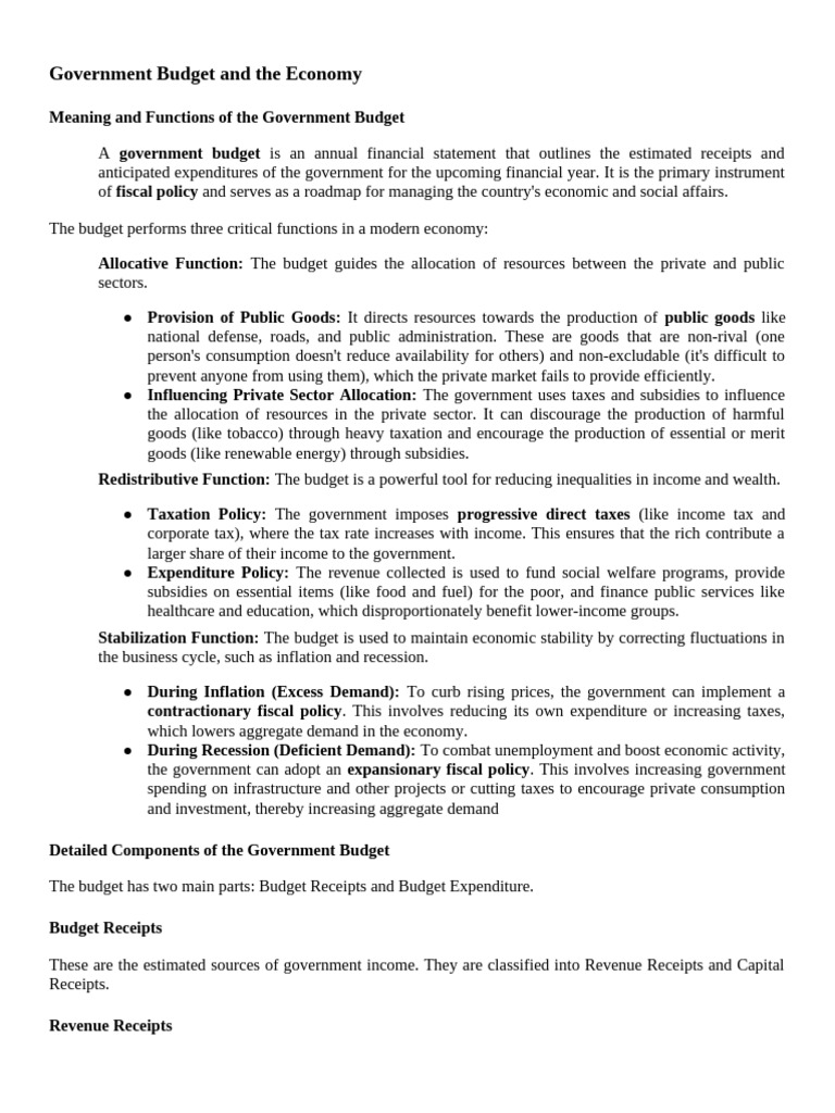 Chapter 5 Notes | PDF | Government Budget Balance | Deficit Spending