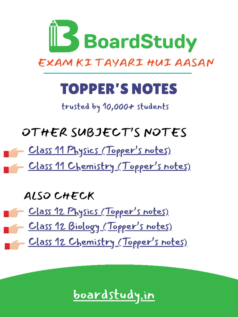 Notes de Topper pour Examens Faciles | PDF
