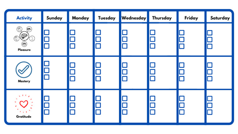 Weekly Activity Schedule Overview | PDF