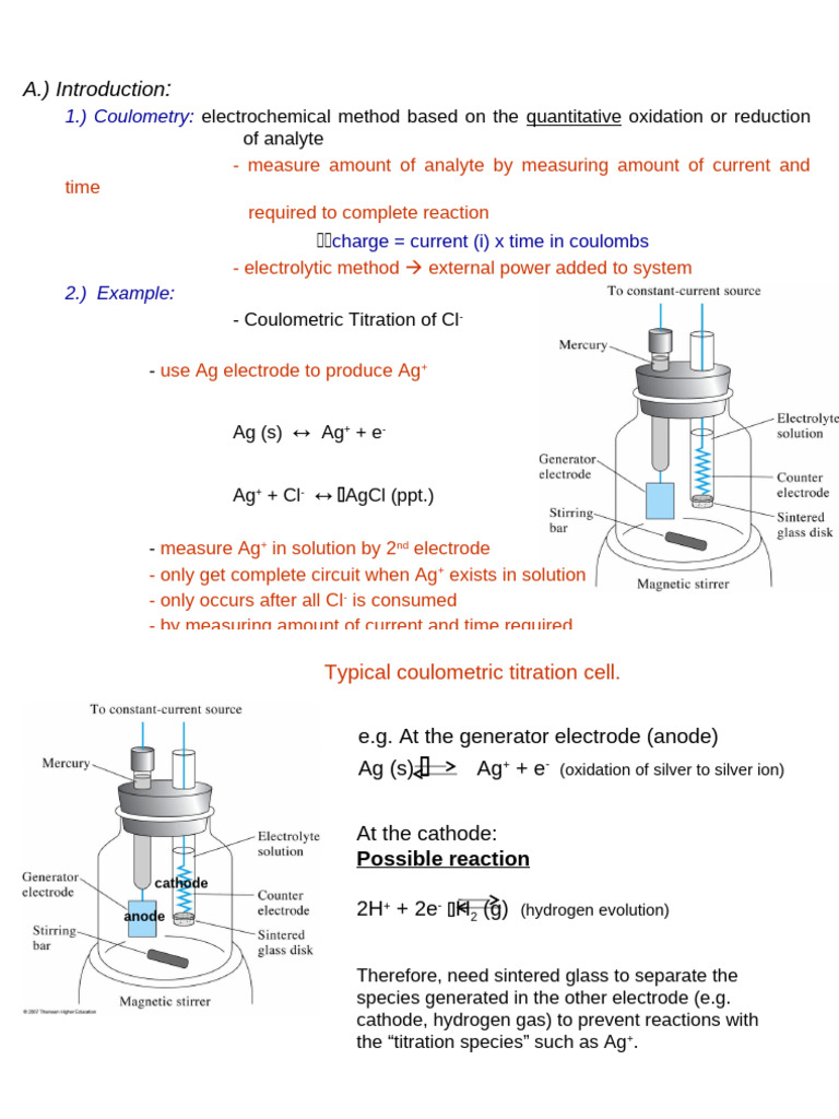 Understanding Coulometric Titration Techniques | PDF | Titration ...