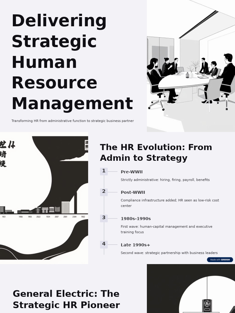 Transforming HR into Strategic Partner | PDF | Human Resource ...