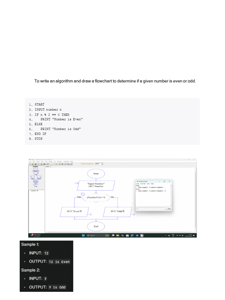C Programming Basics: Even/Odd, Leap Year | PDF | Area | Pi