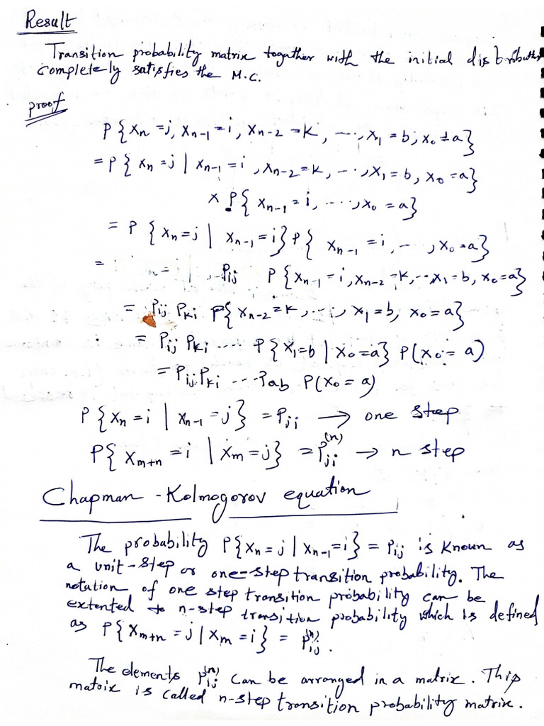 Document On Stochastic Process | PDF