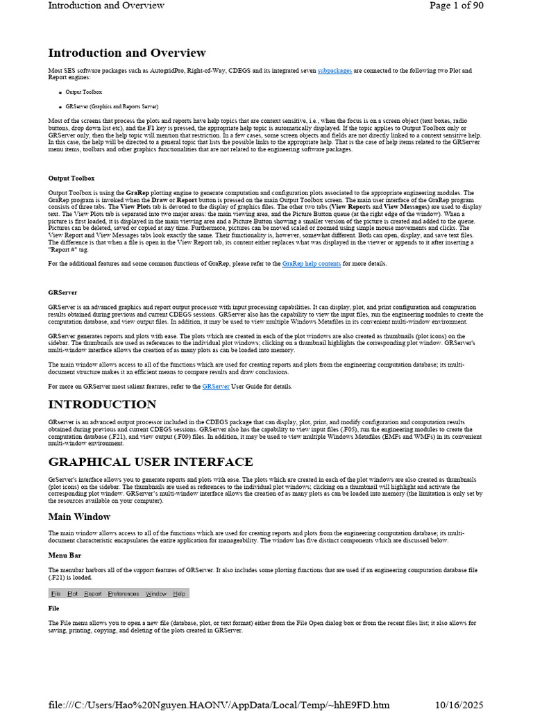 Output | PDF | Window (Computing) | Computer File