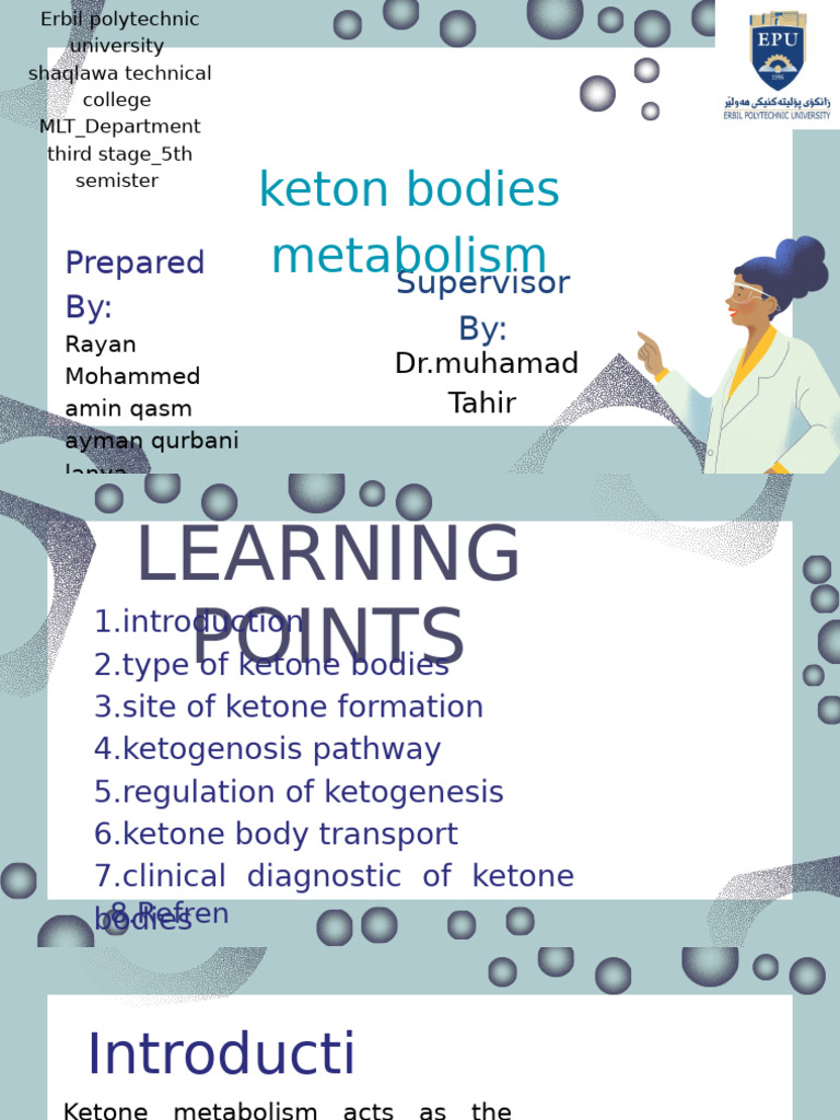 Ketone Bodies Metabolism Overview | PDF | Biochemistry | Chemistry
